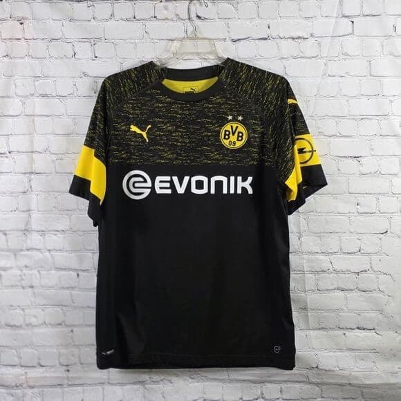 Puma Adult XXL BORUSSIA DORTMUND 2018/2019 FOOTBALL SHIRT - Thumbnail 9