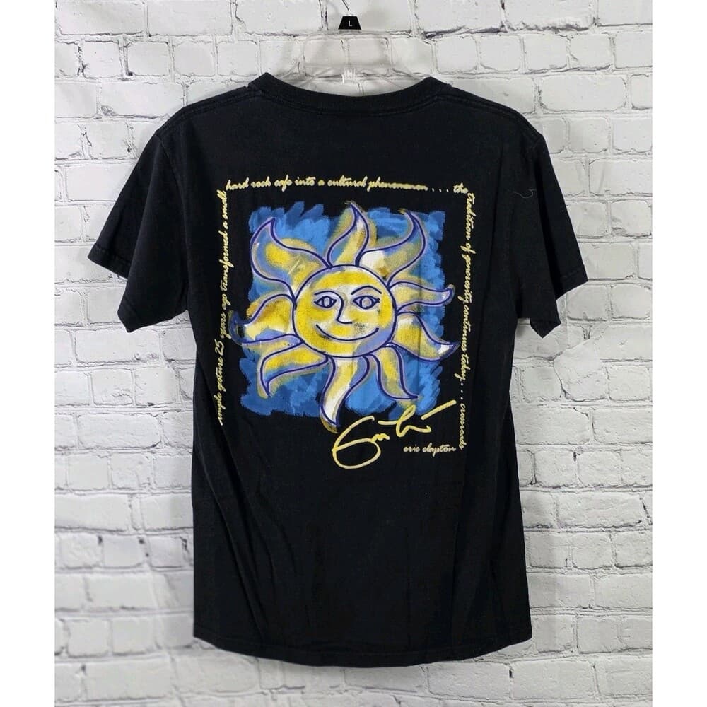 Hard Rock Cafe Small Black Eric Clapton Signature Series T-Shirt - Thumbnail 4