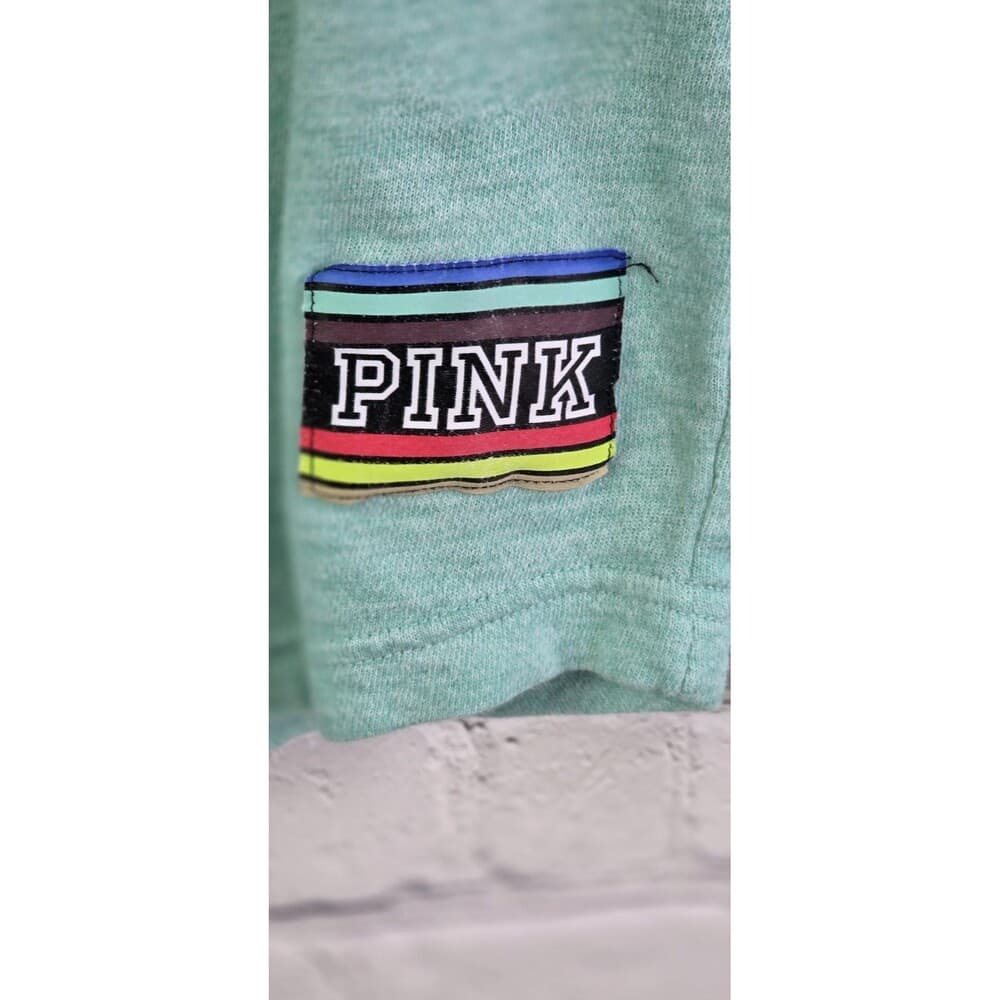 Pink Victoria Secret Women's XS Teal Long Sleeve Shirt - Thumbnail 3