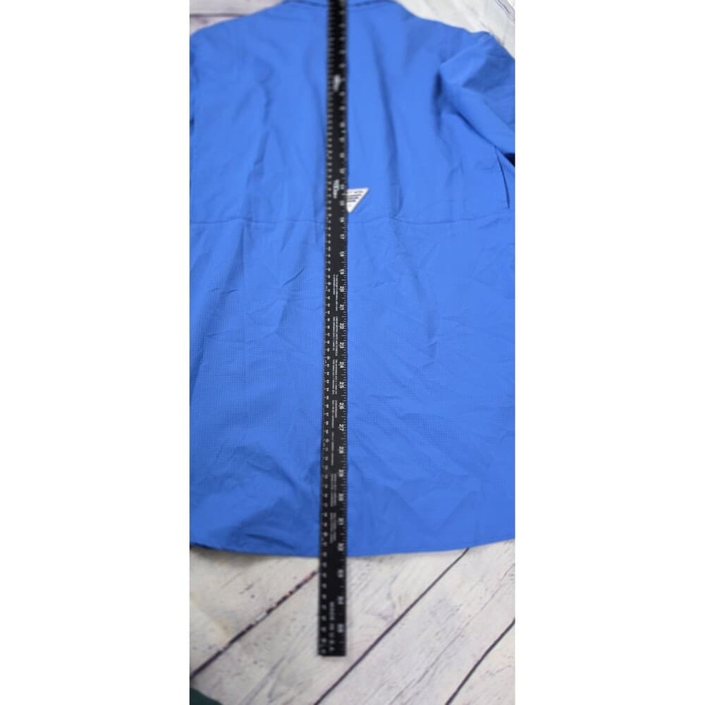 Columbia Men's Large Blue PFG Omni-Shade Vented Classic Fit S/S Button Up Shirt - Thumbnail 11