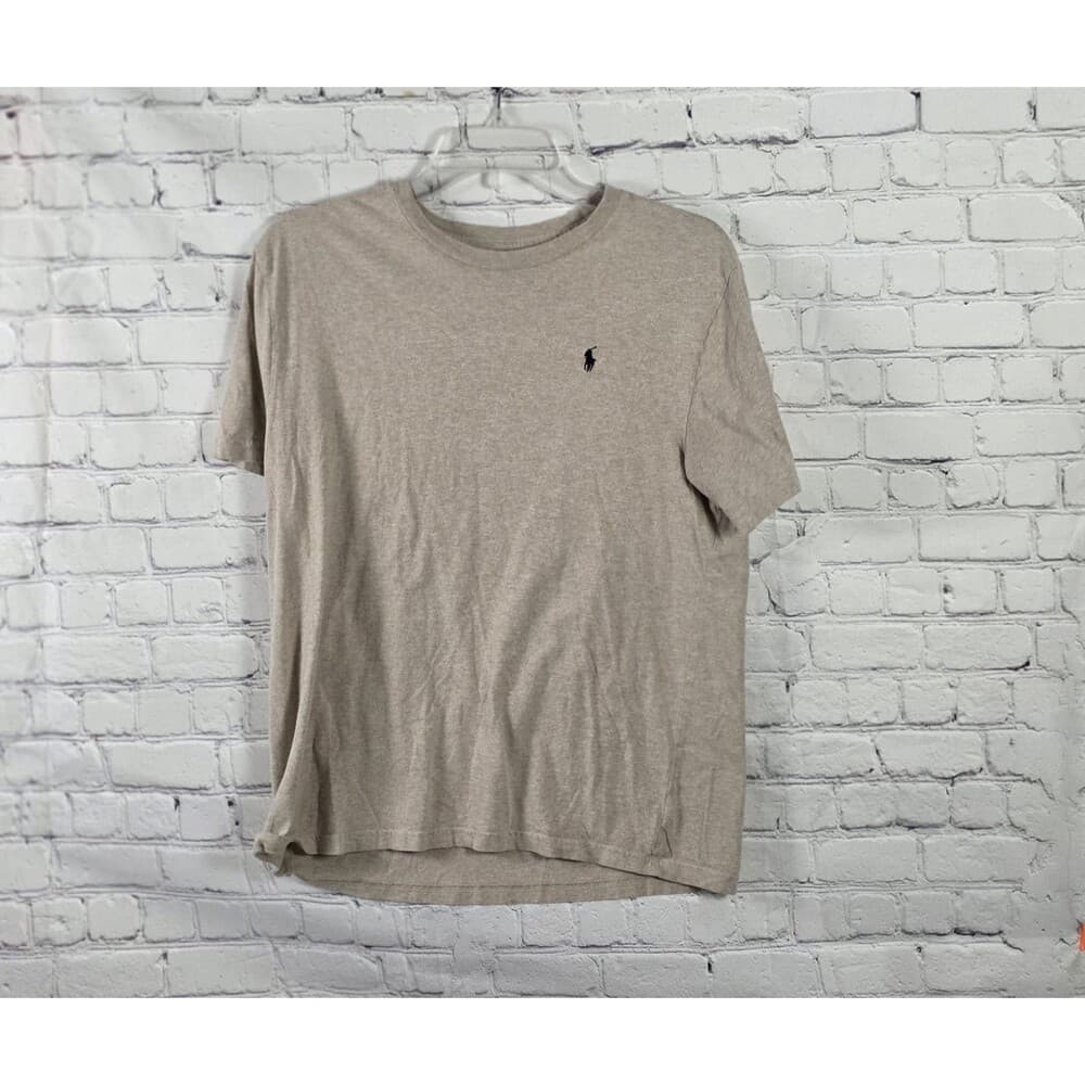 Polo Ralph Lauren Youth XL (18-20) Cream Short Sleeve T-Shirt - Thumbnail 5
