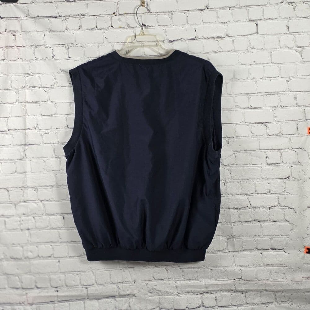 Charles River Men's XL Navy Blue Sleeveless Golf Pullover - Thumbnail 4