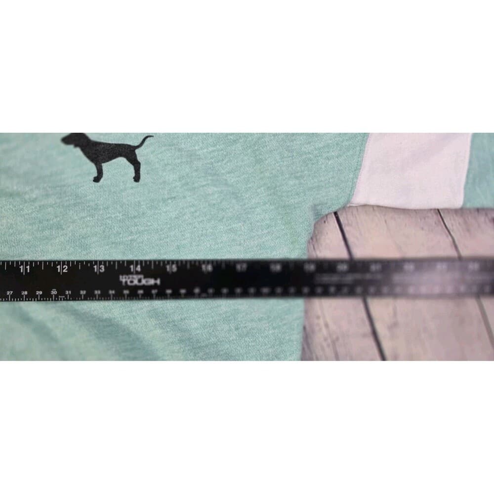 Pink Victoria Secret Women's XS Teal Long Sleeve Shirt - Thumbnail 4