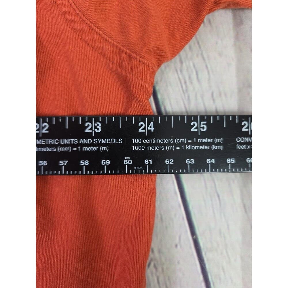 Magellan Men's XL Orange Short Sleeve Button Up Shirt - Thumbnail 4