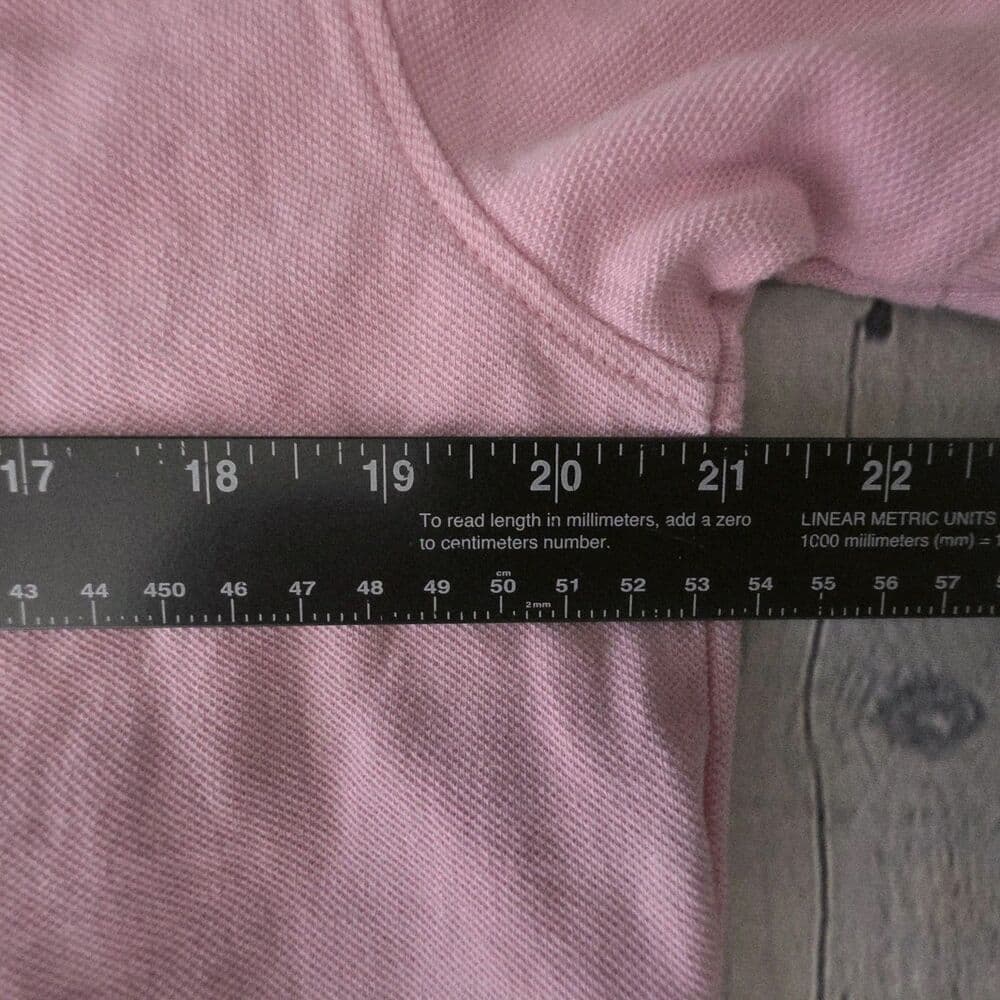 Chaps Men's Large Pink Short Sleeve Polo Shirt - Thumbnail 7