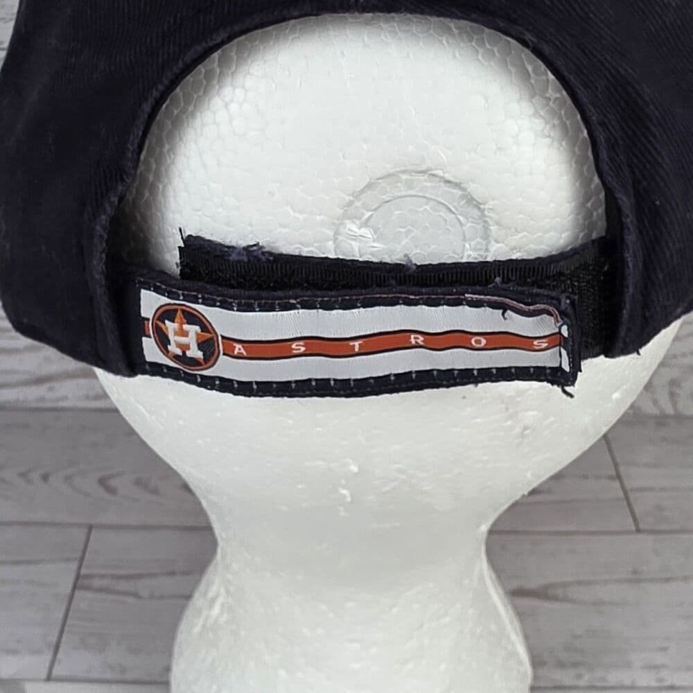 Houston‎ Astros Navy Blue Fan Favorite Strap Back Hat Cap Embroidered Logo - Thumbnail 4