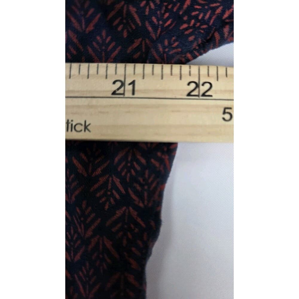 Murano Men's‎ Medium Slim Fit 100% Linen Floral Long Sleeve Shirt - Thumbnail 5