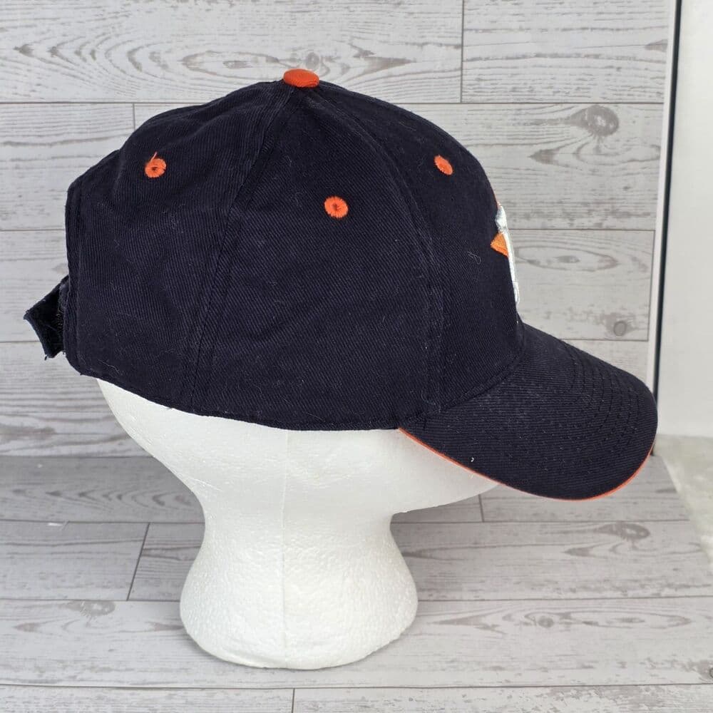 Houston‎ Astros Navy Blue Fan Favorite Strap Back Hat Cap Embroidered Logo - Thumbnail 3