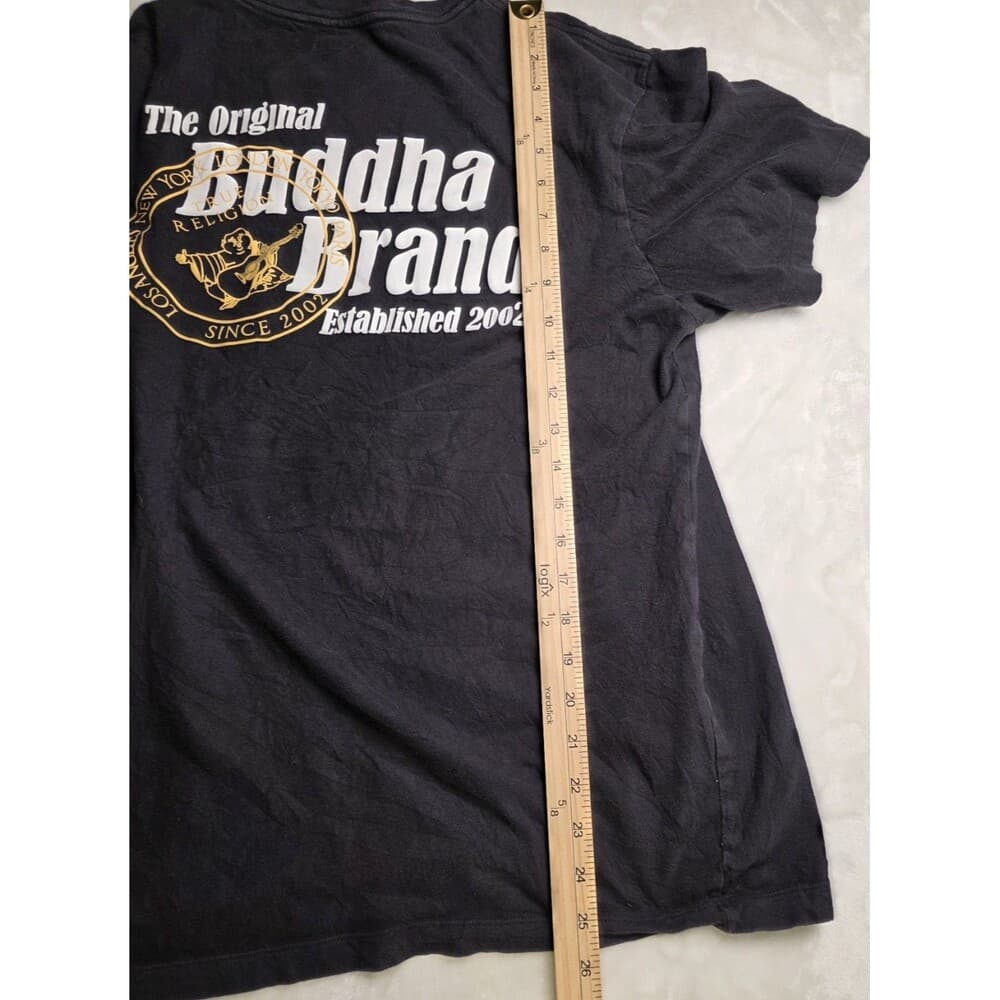 True Religion Men's‎ XL Buddha Brand Black Short Sleeve T-shirt - Thumbnail 5