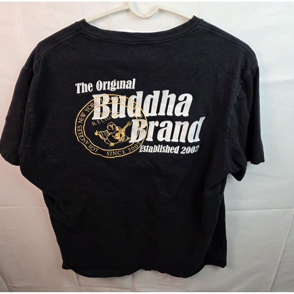 True Religion Men's‎ XL Buddha Brand Black Short Sleeve T-shirt - Thumbnail 4