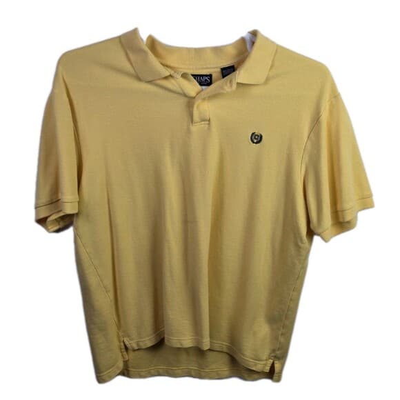 Chaps Ralph Lauren Men's XL Yellow Short‎ Sleeve Shirt - Thumbnail 12