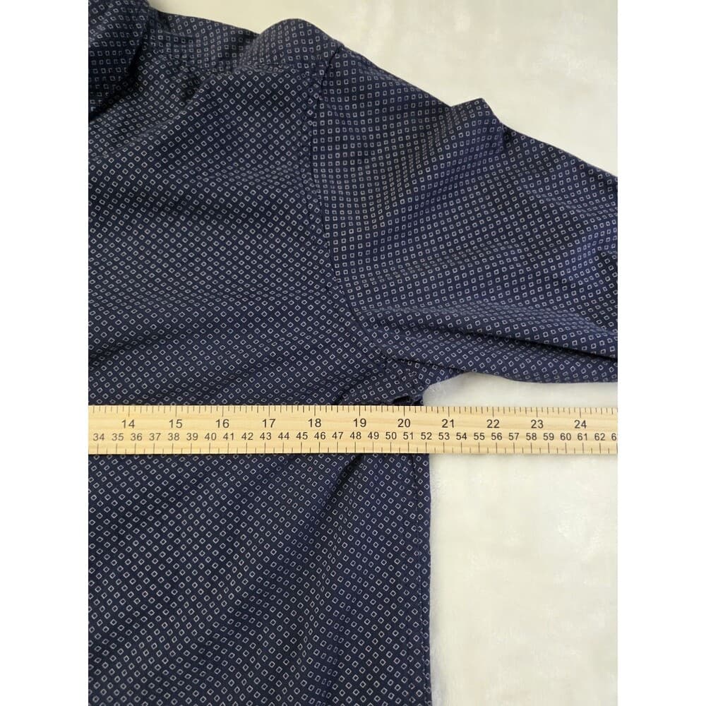 Denim &‎ Flower Mens Size M Slim Fit Polkadot Shirt - Thumbnail 2