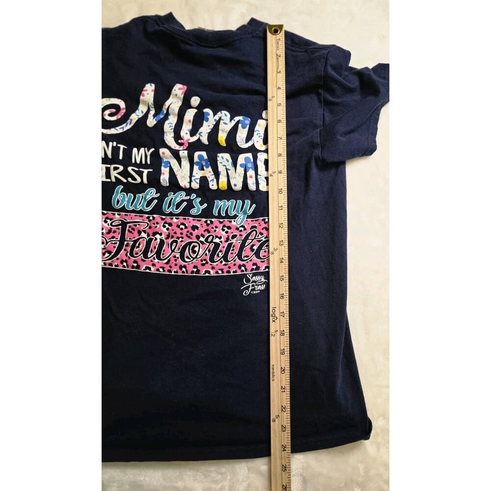 Sassy Frass Women's Small Dark‎ Blue T-Shirt - Thumbnail 7