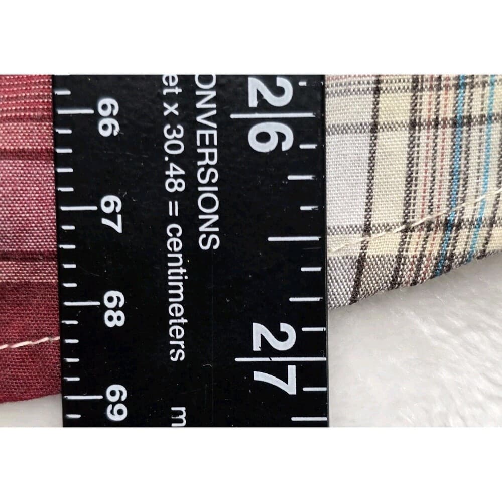 Vintage Levi's Mens Small Plaid Pearl Snaps Western Long Sleeve Button Up Shirt - Thumbnail 9