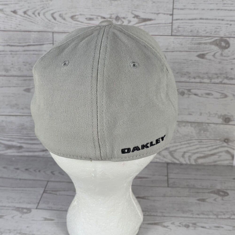 Oakley Tin Can Classic Low Flex Gray Small/Medium Stretch Cap - Thumbnail 4