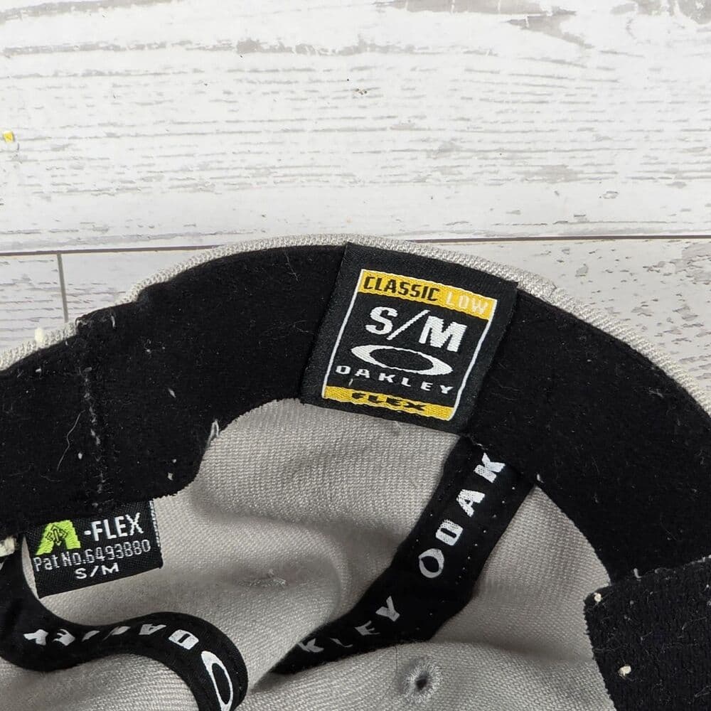 Oakley Tin Can Classic Low Flex Gray Small/Medium Stretch Cap - Thumbnail 5