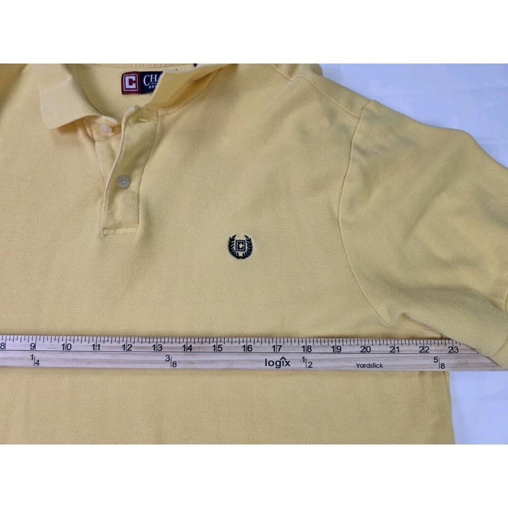 Chaps Ralph Lauren Men's XL Yellow Short‎ Sleeve Shirt - Thumbnail 7