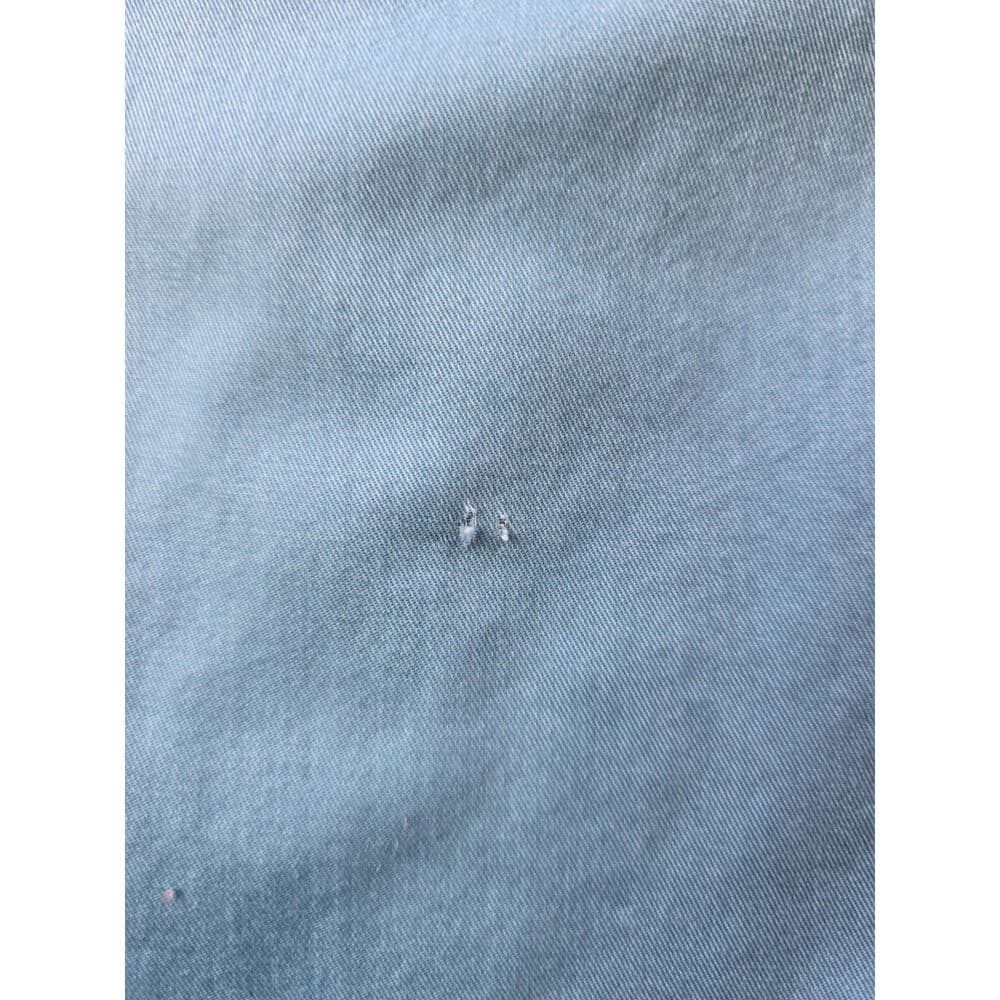 Izod Men's Large 17 34/35 Teal Regular‎ Fit Long Sleeve Button Up Shirt - Thumbnail 2