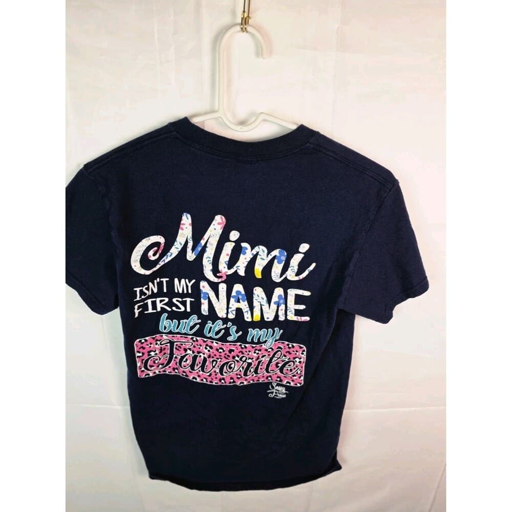 Sassy Frass Women's Small Dark‎ Blue T-Shirt - Thumbnail 5