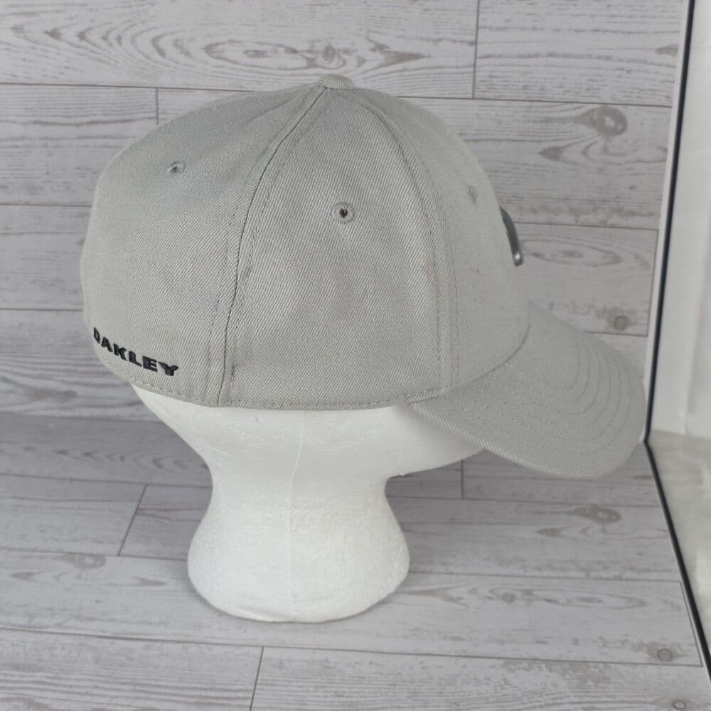 Oakley Tin Can Classic Low Flex Gray Small/Medium Stretch Cap - Thumbnail 3