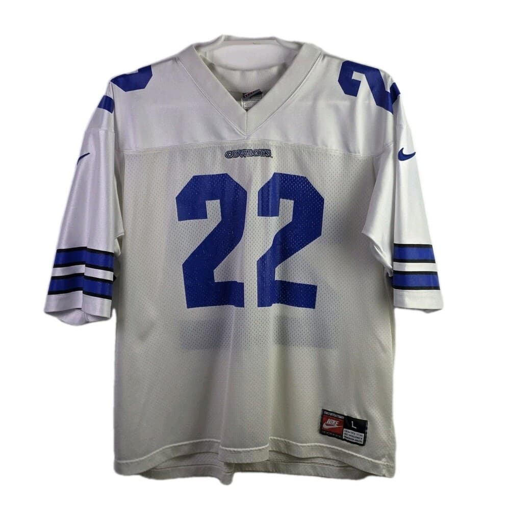 Vtg Nike Dallas Cowboys Emmitt Smith Large Football Jersey - Thumbnail 12