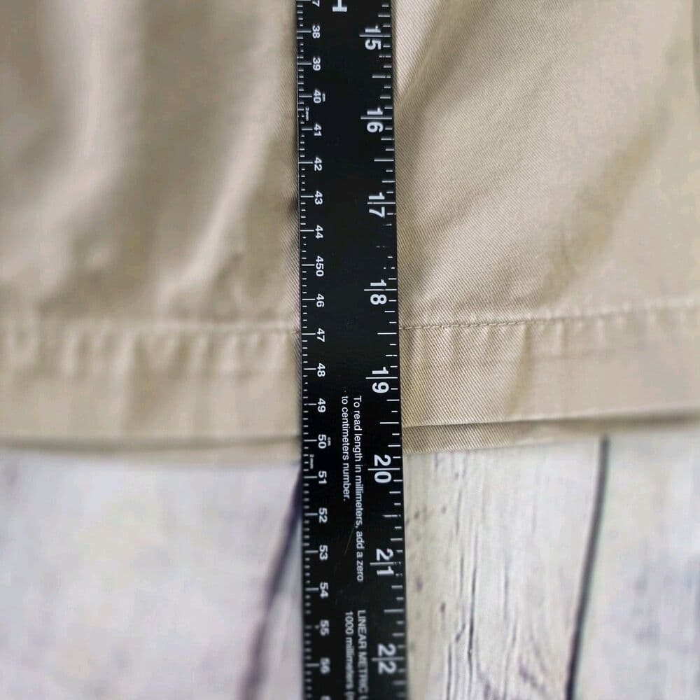 VTG Polo Ralph Lauren Men's 38" Beige Chino Shorts - Thumbnail 7