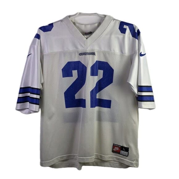 Vtg Nike Dallas Cowboys Emmitt Smith Large Football Jersey - Thumbnail 13