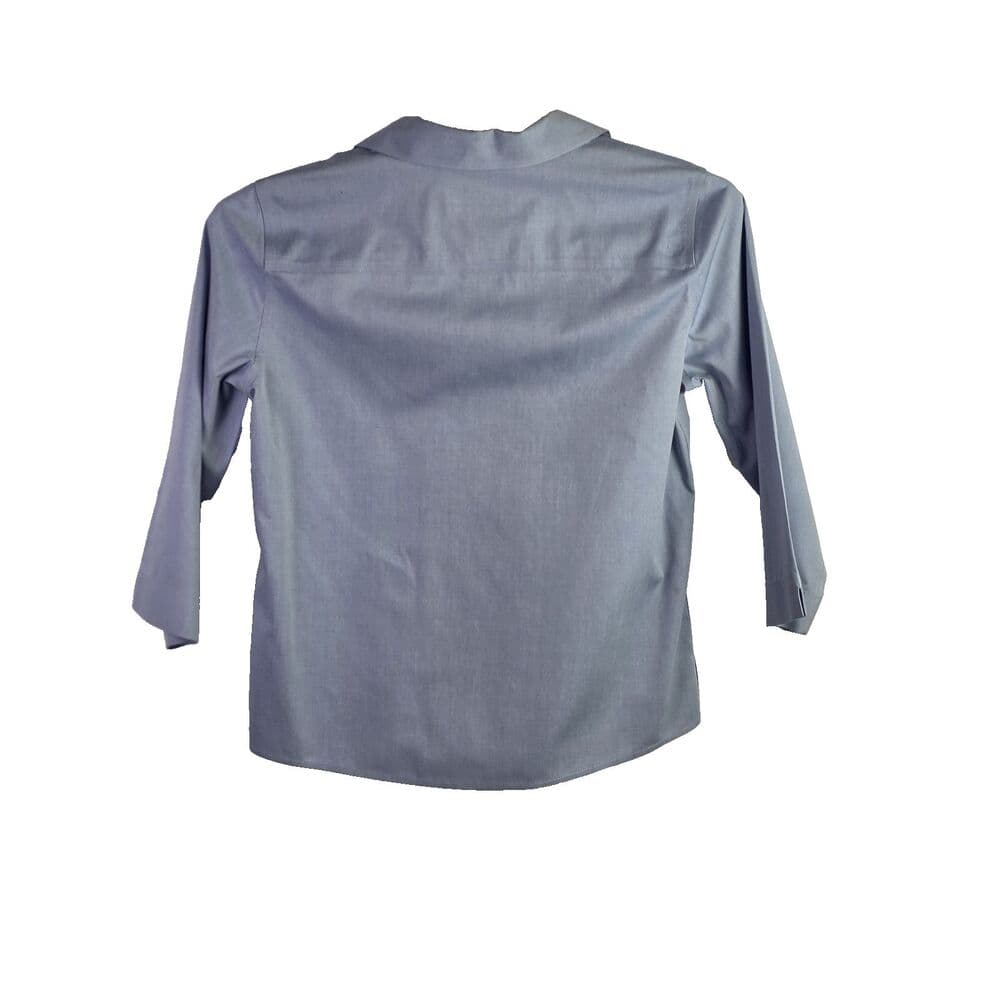 Orvis Womens Size 6 Blue Long Sleeve‎ Button-Down Shirt - Thumbnail 7