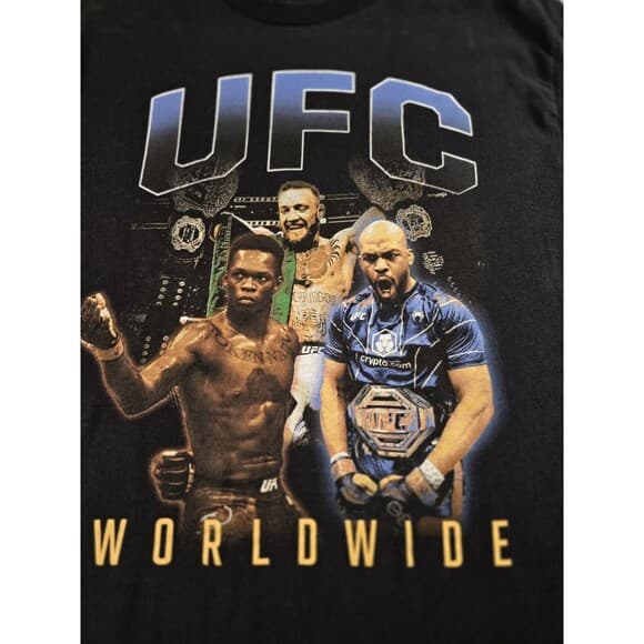UFC Worldwide Mens XL Black‎ T-Shirt - Thumbnail 6