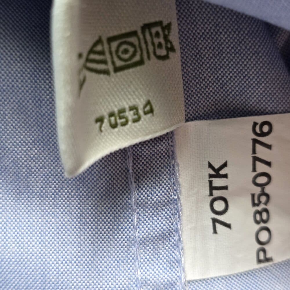Orvis Womens Size 6 Blue Long Sleeve‎ Button-Down Shirt - Thumbnail 6