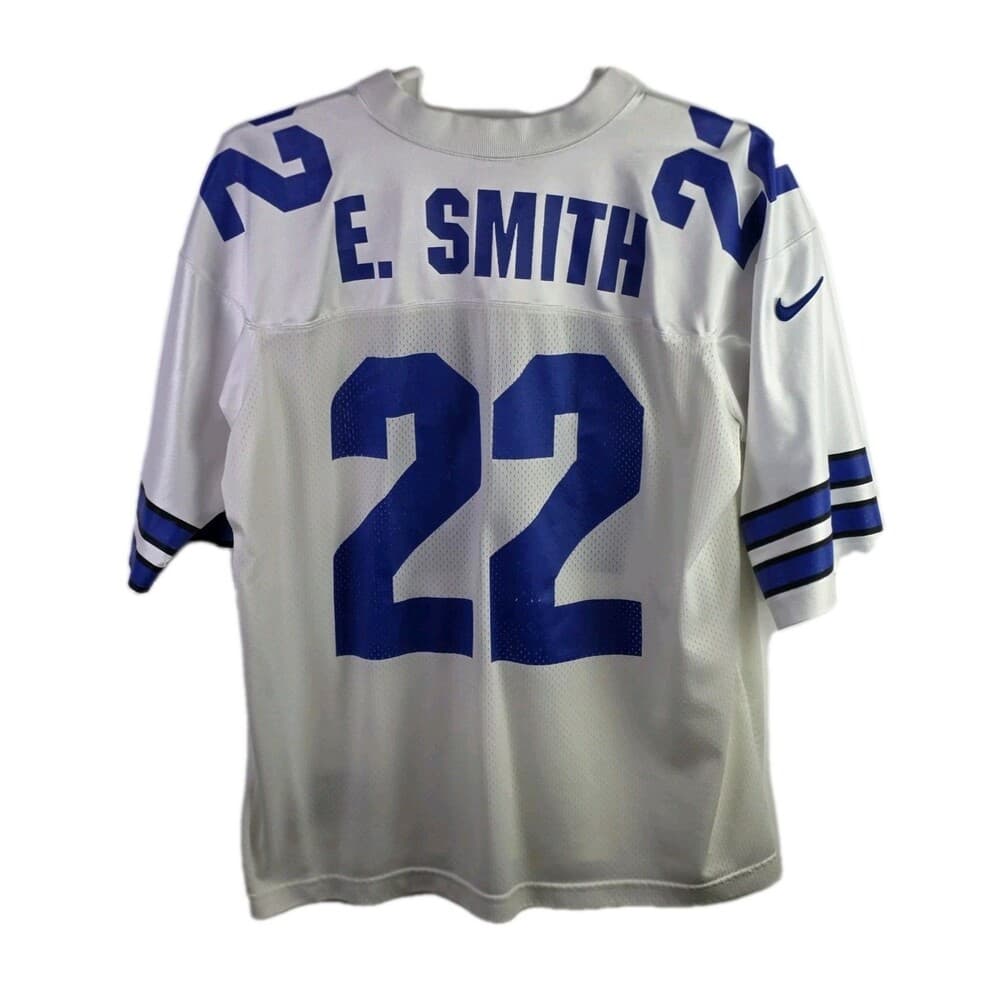 Vtg Nike Dallas Cowboys Emmitt Smith Large Football Jersey - Thumbnail 9