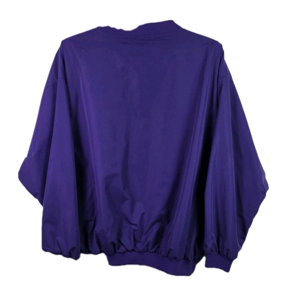 Vantage‎ Quachita Baptist Univ Men's XL Purple Golf Pullover - Thumbnail 6