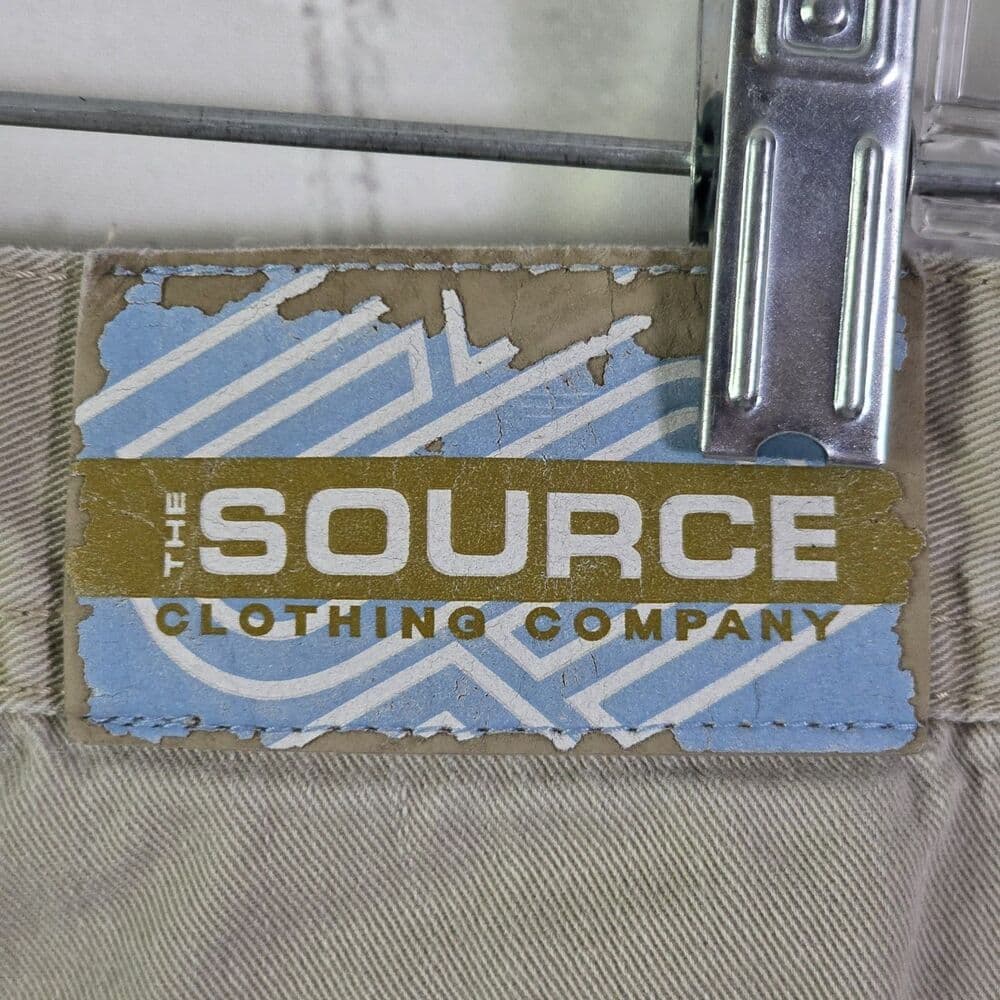 Y2K The Source Jean Men's 36 Khaki Skater Baggy Shorts - Thumbnail 9