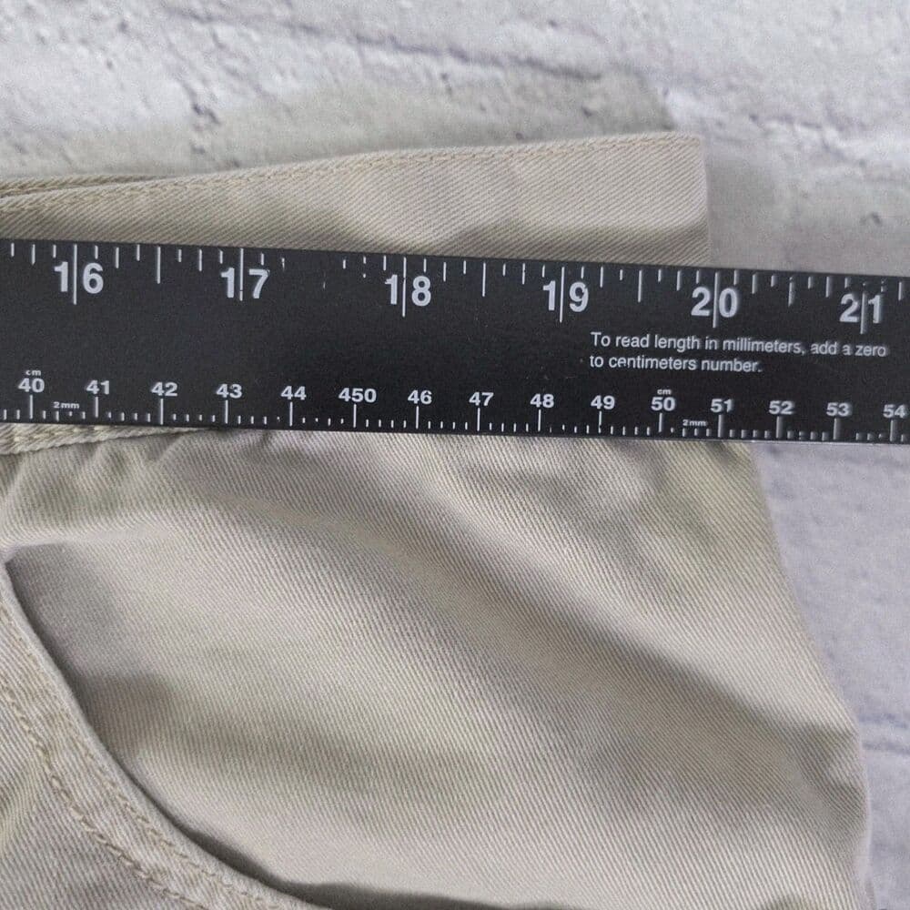 Y2K The Source Jean Men's 36 Khaki Skater Baggy Shorts - Thumbnail 6