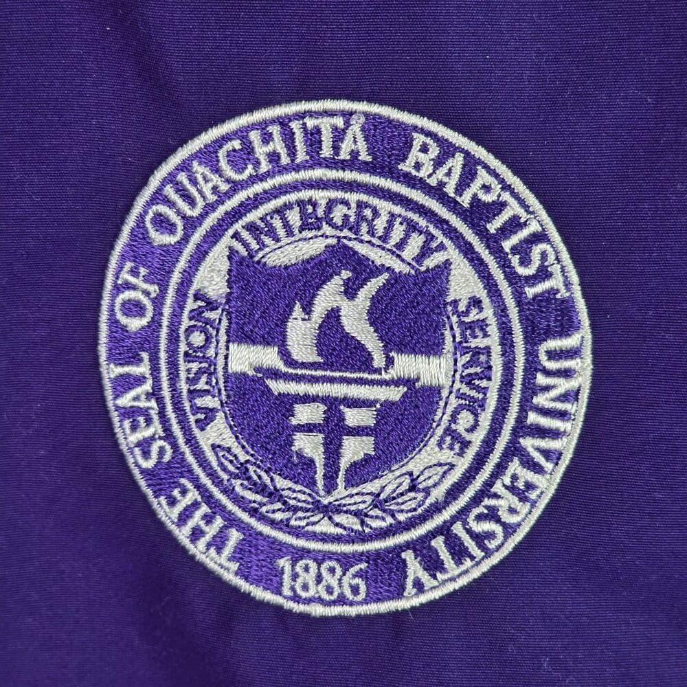Vantage‎ Quachita Baptist Univ Men's XL Purple Golf Pullover - Thumbnail 3