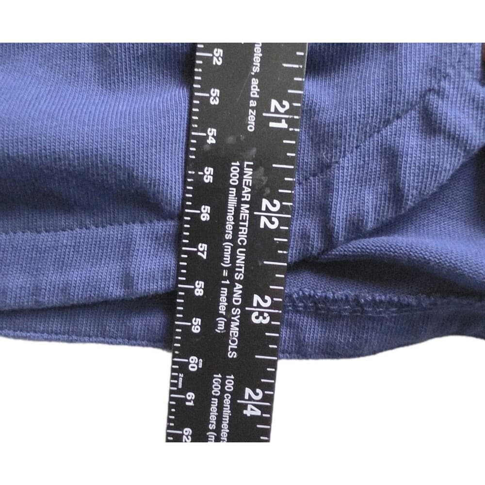 Vineyard Vines Women's Small‎ Navy Blue Long Sleeve Split Button Hem - Thumbnail 7