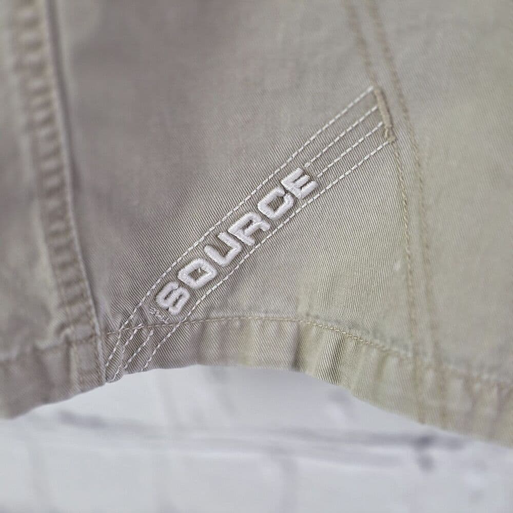 Y2K The Source Jean Men's 36 Khaki Skater Baggy Shorts - Thumbnail 2