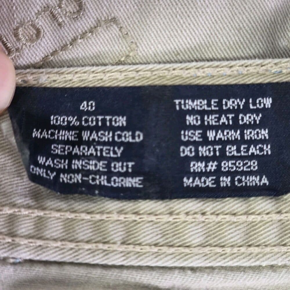 Y2K The Source Jean Men's 36 Khaki Skater Baggy Shorts - Thumbnail 5