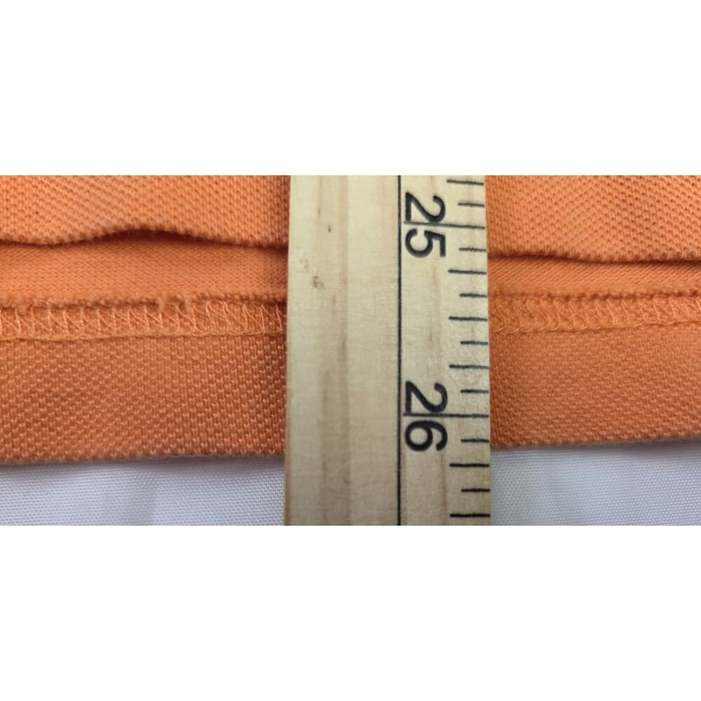 IZOD Men's Medium Silk Wash Orange‎ Short Sleeve Shirt - Thumbnail 8
