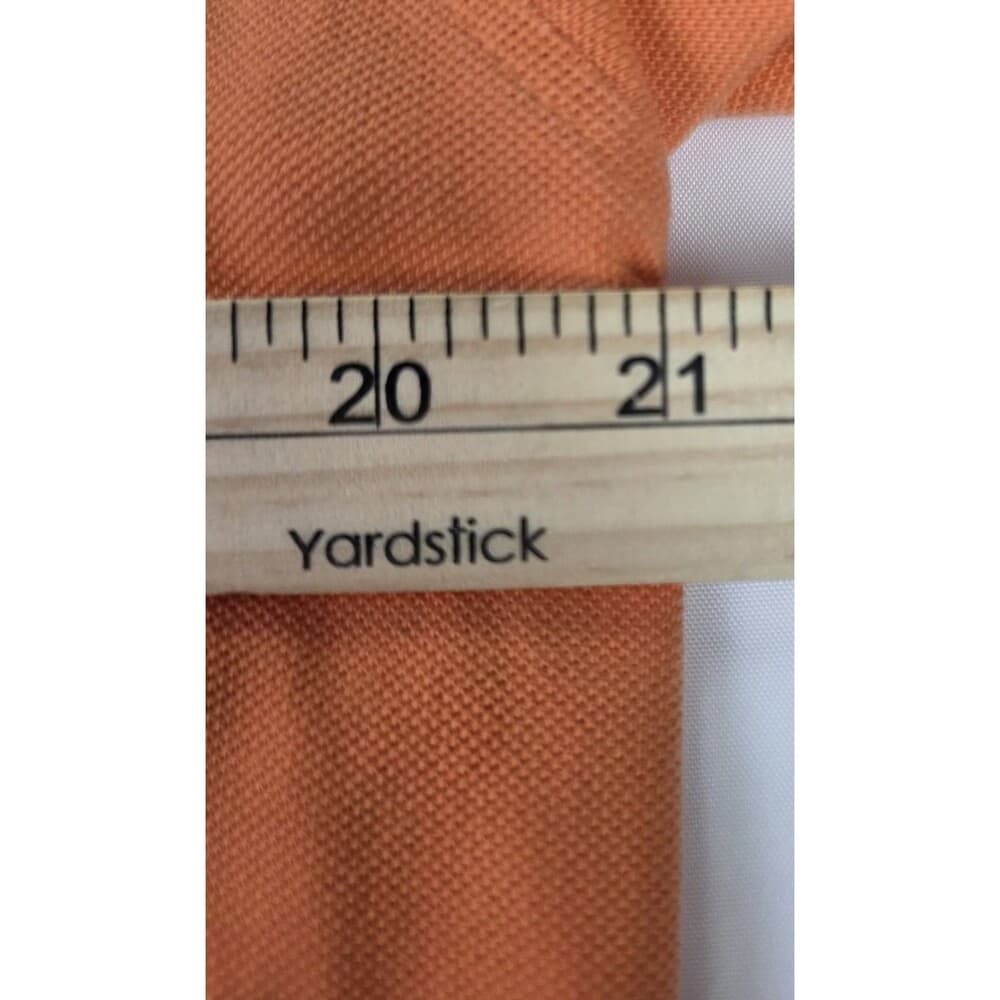 IZOD Men's Medium Silk Wash Orange‎ Short Sleeve Shirt - Thumbnail 6