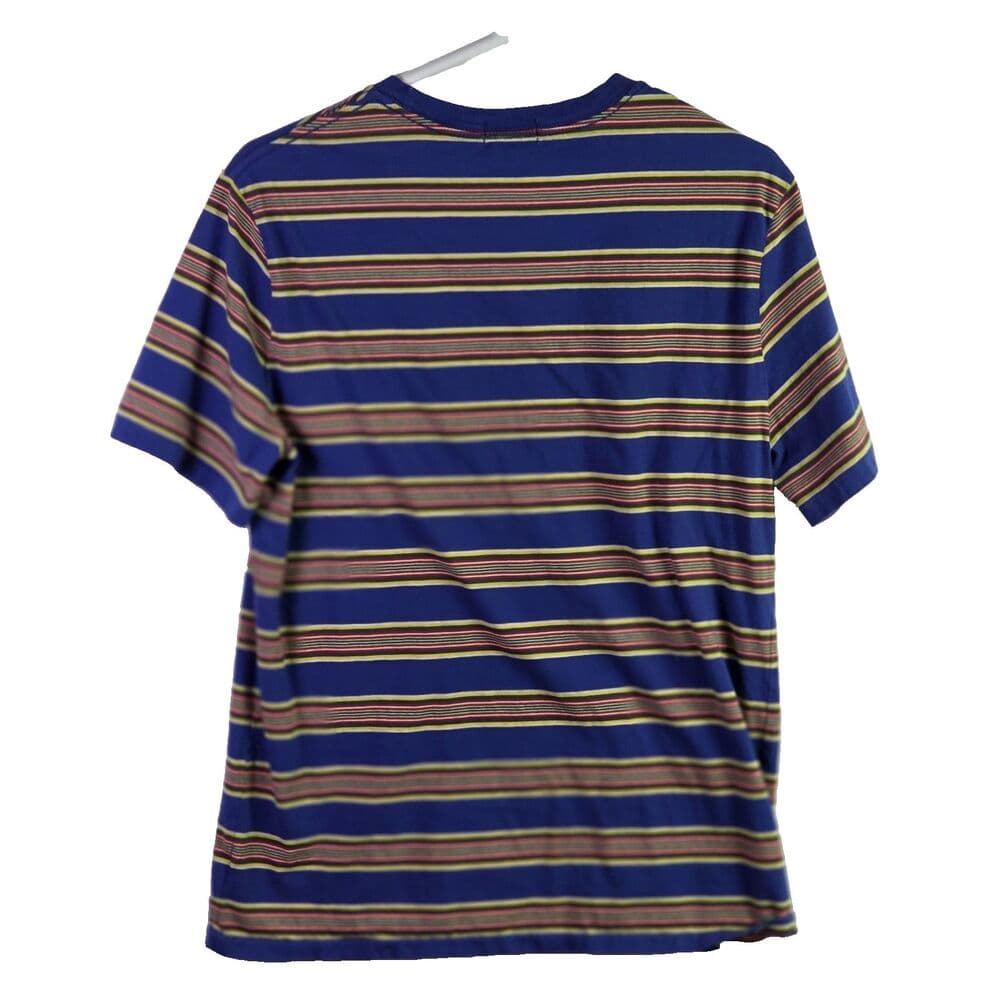 Polo Ralph Lauren Boy's XL (18-20) Royal Blue Striped Short Sleeved T-Shirt - Thumbnail 8