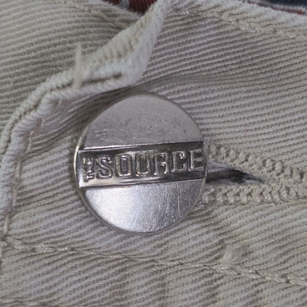 Y2K The Source Jean Men's 36 Khaki Skater Baggy Shorts - Thumbnail 3