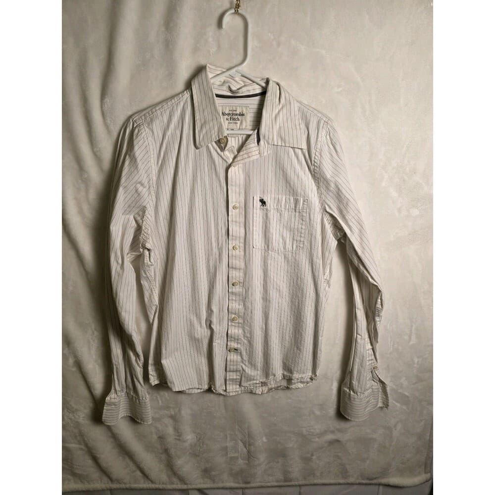 Abercrombie‎ & Fitch Men's XL And Small Button Down Shirt Lot - Thumbnail 13