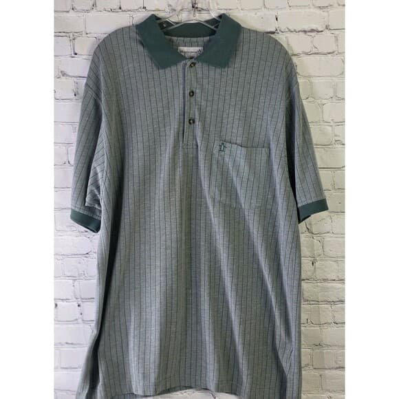 Munsingwear Men's Large Green Short Sleeve Golf Shirt - Thumbnail 10