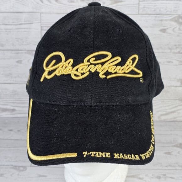 Chase Authentic Dale Earnhardt #3 7-Time‎ Blacl Nascar Champion Cap - Thumbnail 7