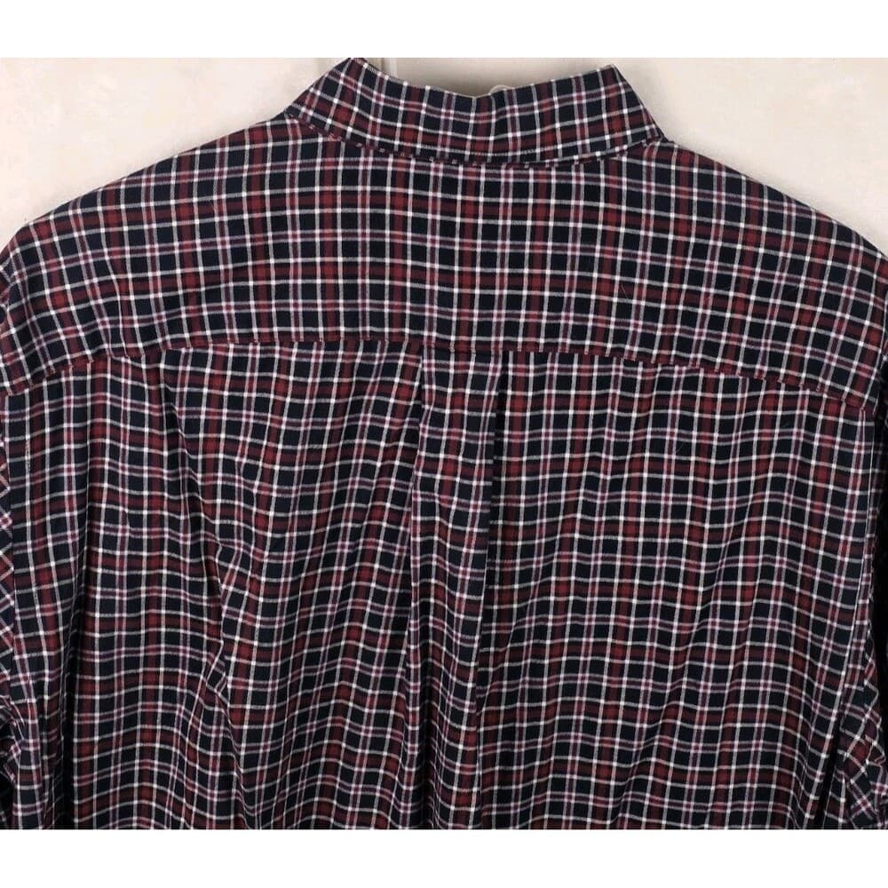 Daniel Cremieux Men's Large Tartan Plaid Long‎ Sleeve Button Up Shirt - Thumbnail 6
