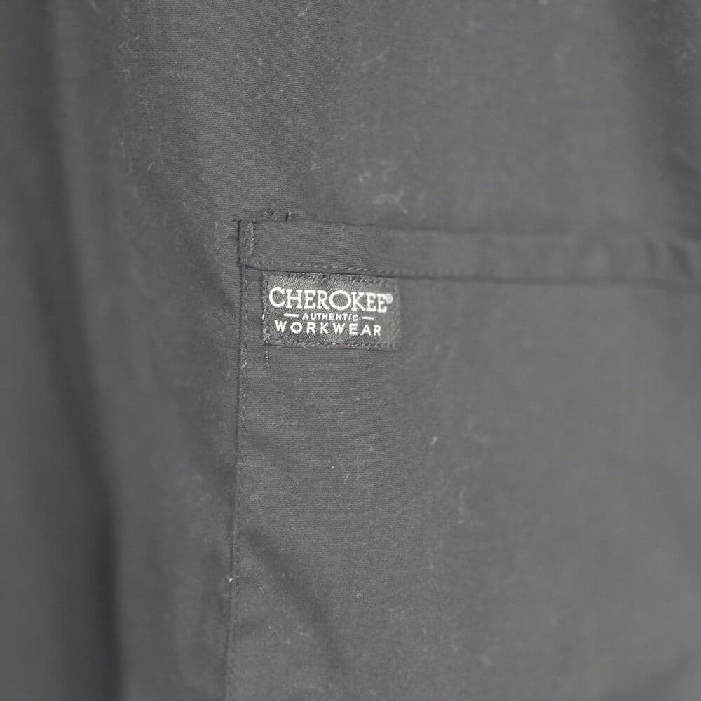 Cherokee Men's Large Gray Workwear V Neck Scrub Top - Thumbnail 4