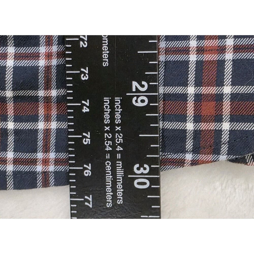 Daniel Cremieux Men's Large Tartan Plaid Long‎ Sleeve Button Up Shirt - Thumbnail 7