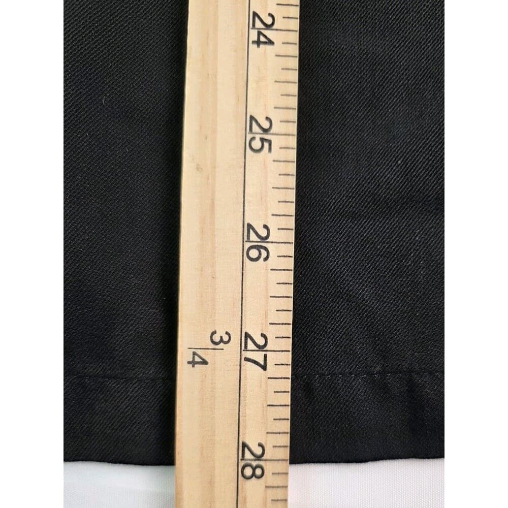 Caribbean Brand Men's Large 70% Silk -30% Cotton Black Button-Down Shirt‎ - Thumbnail 7