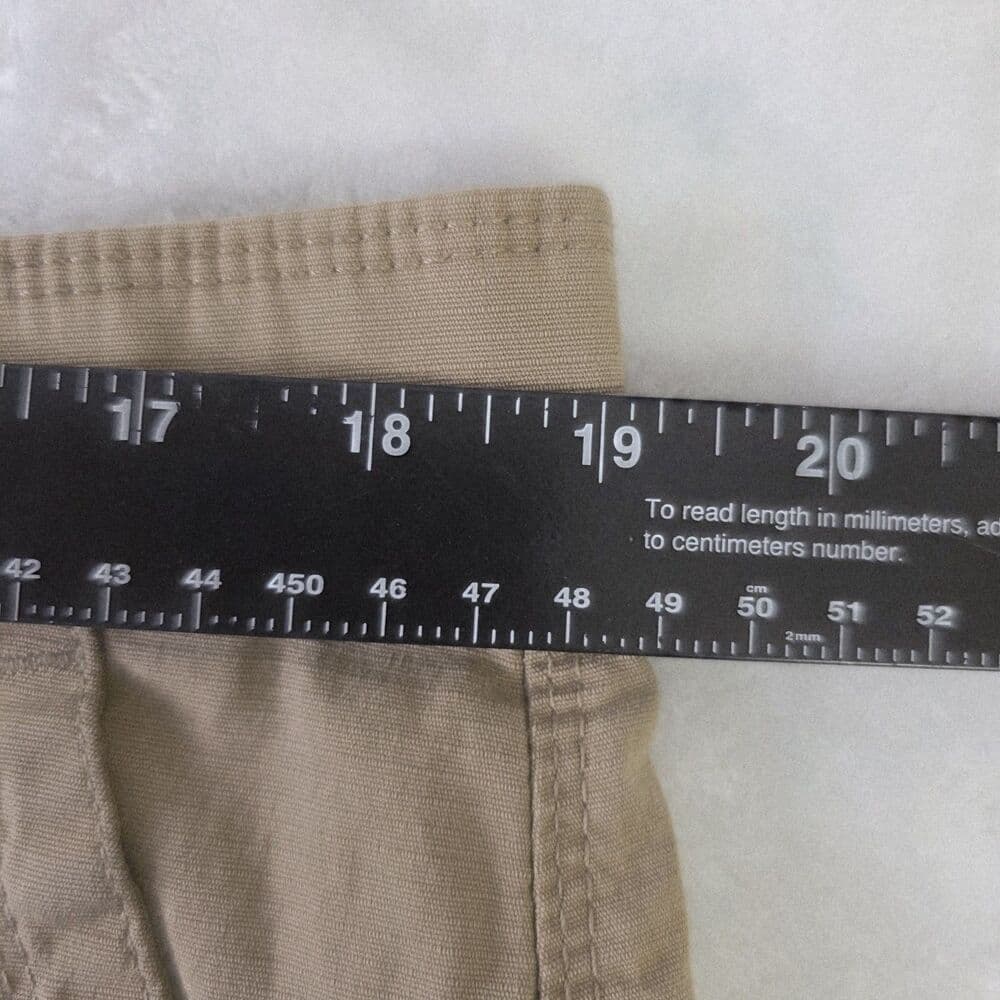 Weatherproof Men's 38 Khaki Flat Front Chino Shorts - Thumbnail 6